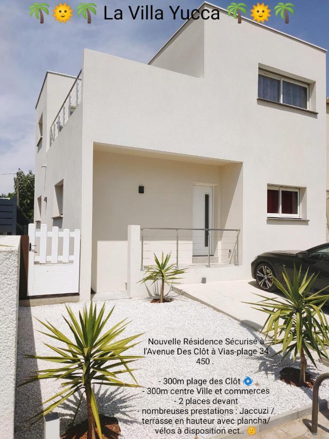 La Villa Yucca Vias Plage - 300M Plage Et Centre Exterior foto